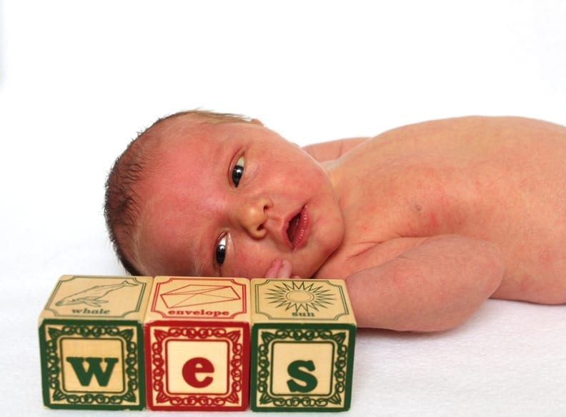 Wesley – newborn portrait session