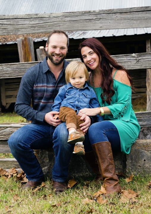 Common Ford Ranch Holiday Portrait Session Austin Texas