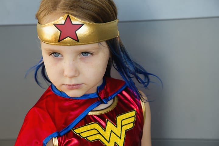 Wonder Woman Carsyn – Halloween Portrait Session