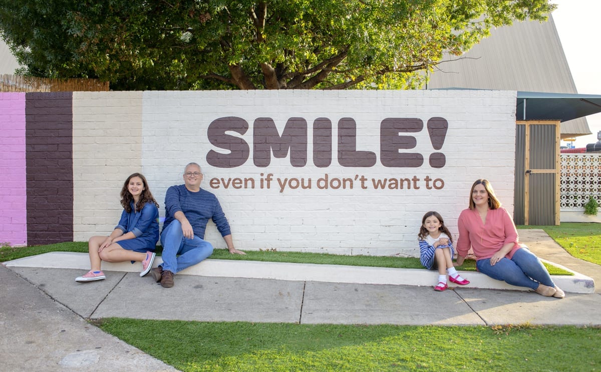 Deveraux family on South Congress for their photo session, Austin, Texas