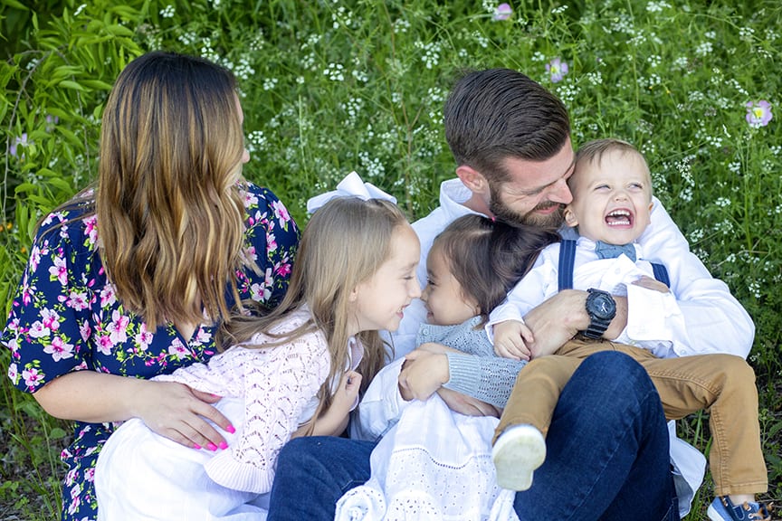 Mueller Park Wildflowers – Spring Family Photo Session