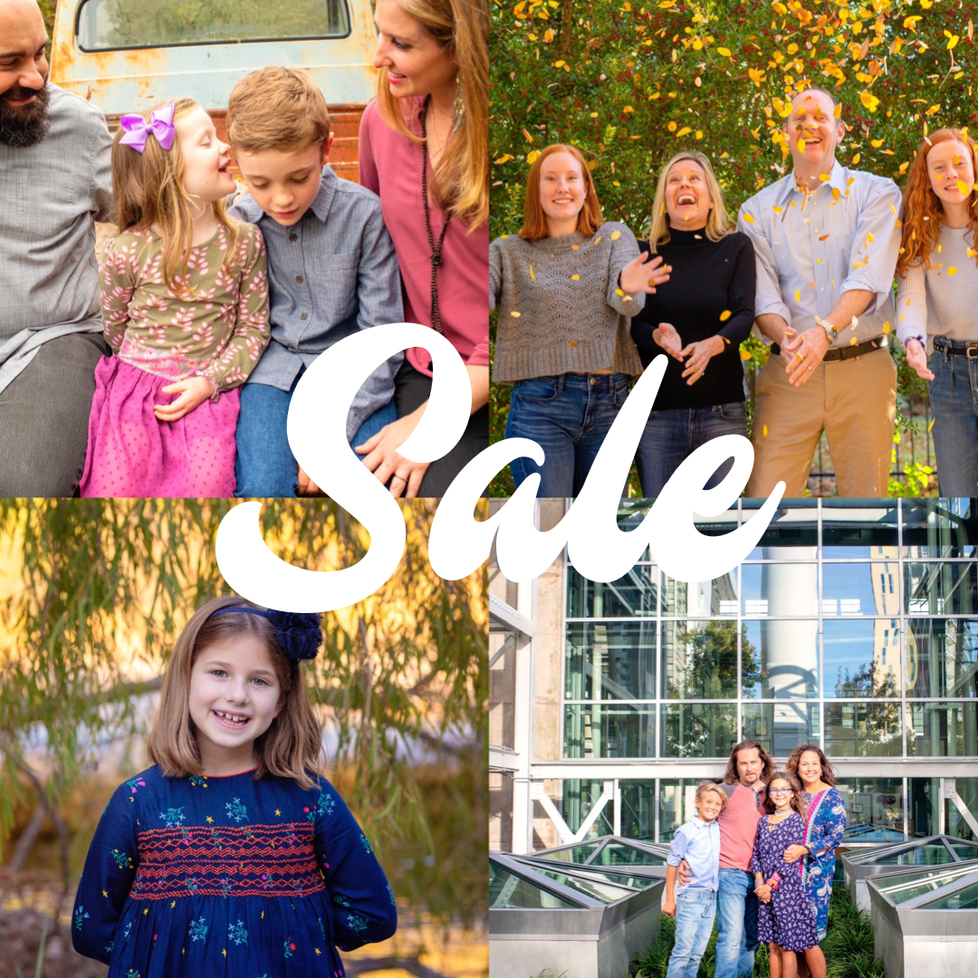 ** SALE ENDED ** Black Friday Sale – $100 Family Photo Session Discount