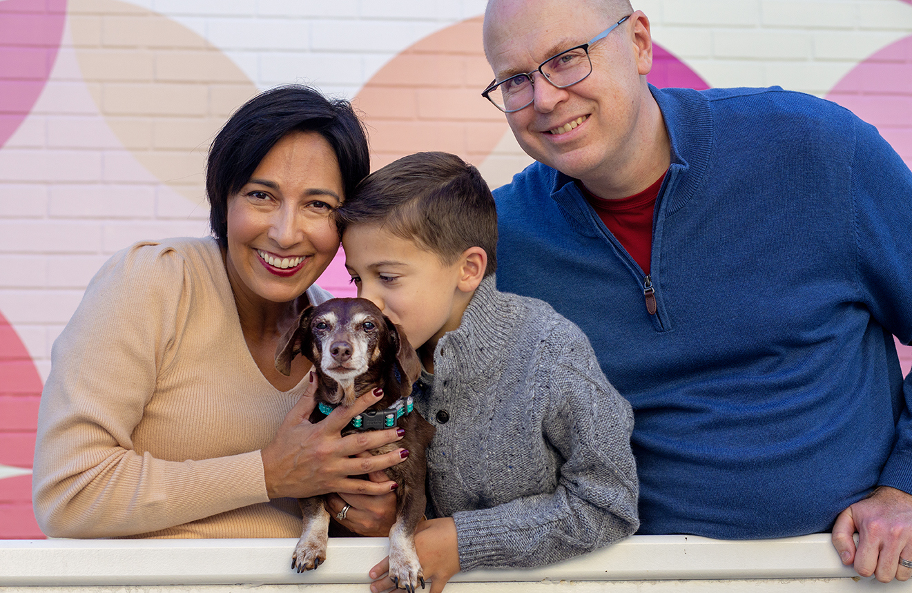 Rock Rose Ave. at the Domain – Family Photo Session