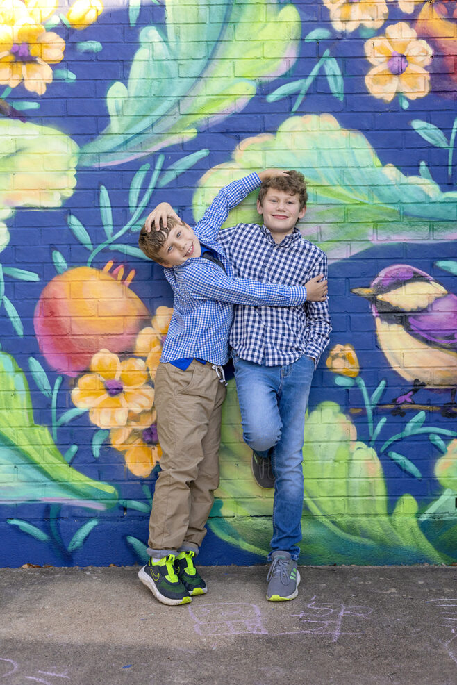 justin lane murals family photo session