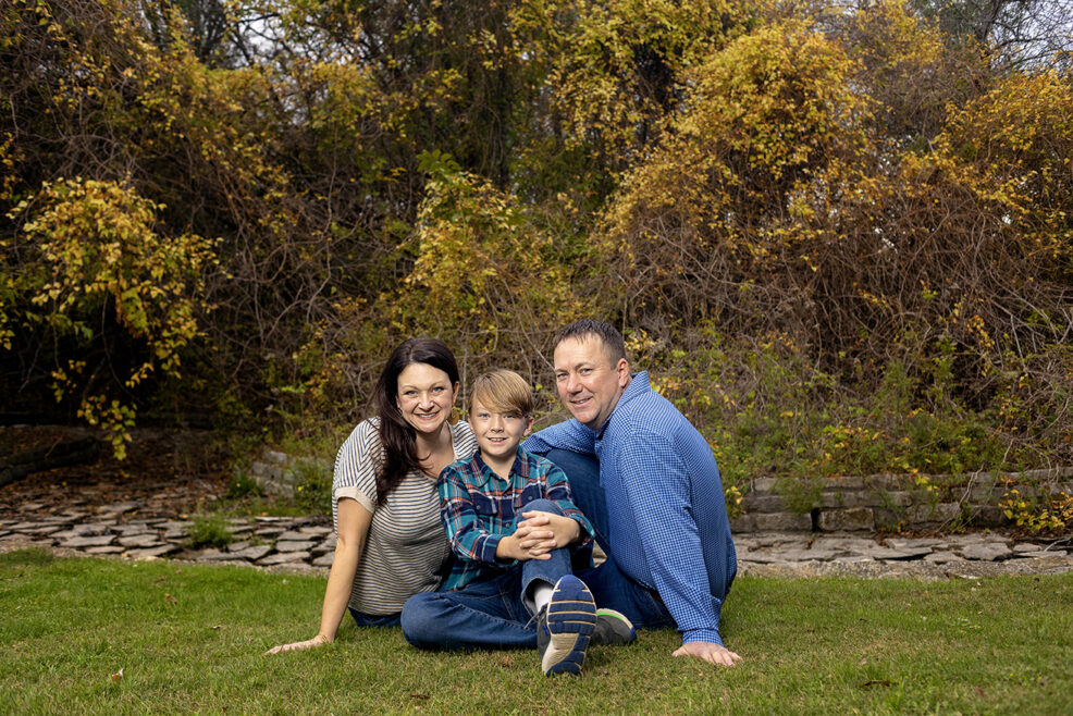 mill pond family photo session