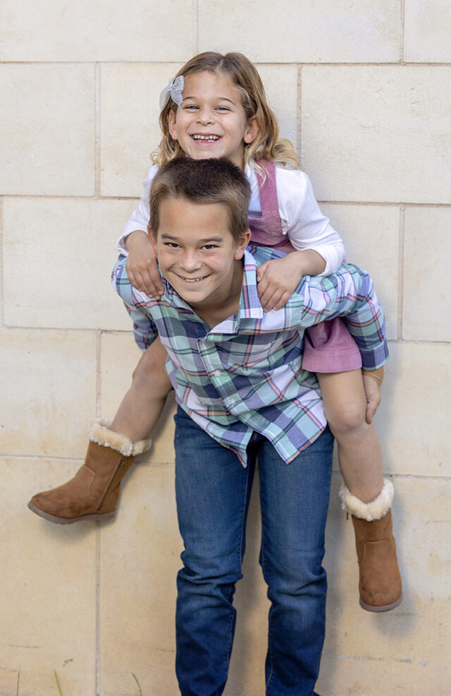 university of texas family photo session