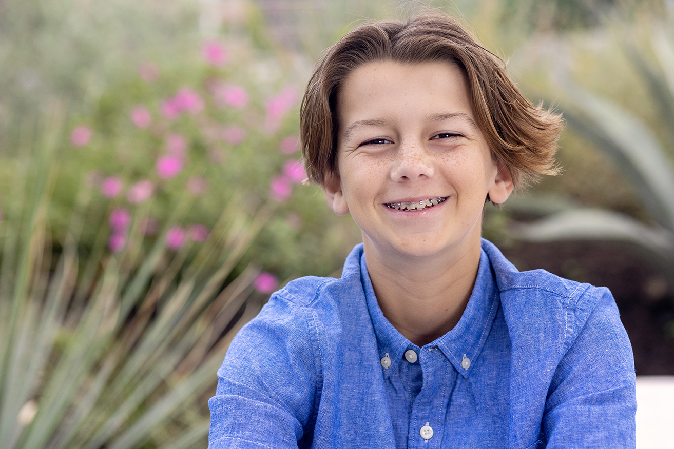 child portrait session at Waterloo Greenway park