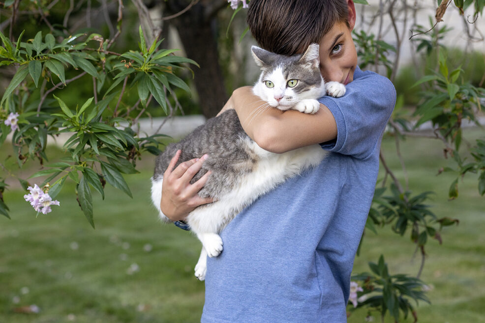 family photo session at home and in pease park in austin, texas