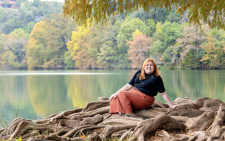 redbud isle senior photo session