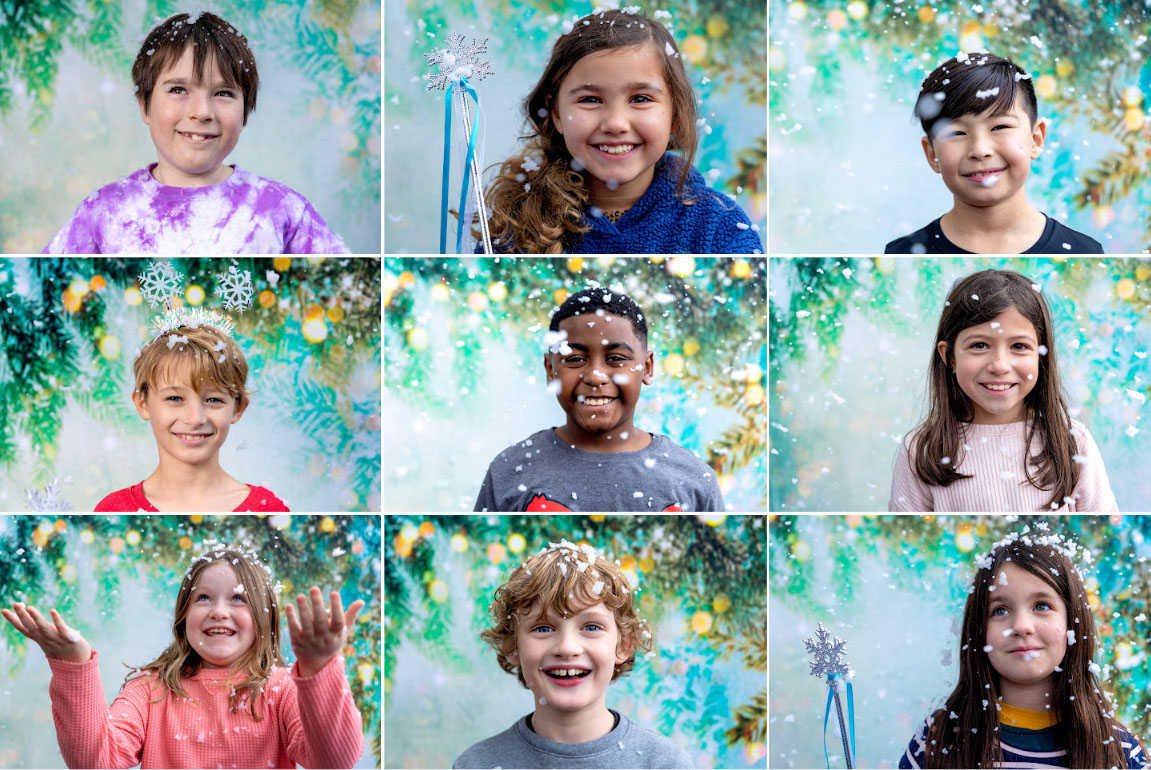 3rd Grade – Snow Photo Booth