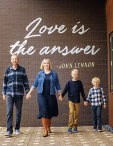 love is the answer john lennon quote mural domain viva day spa
