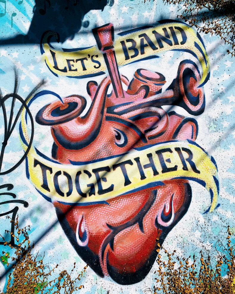 let's band together street art in east austin