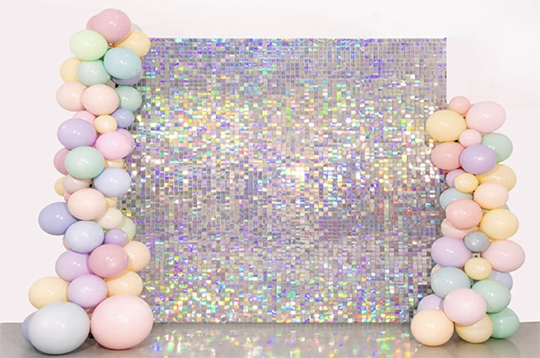shimmer wall backdrop