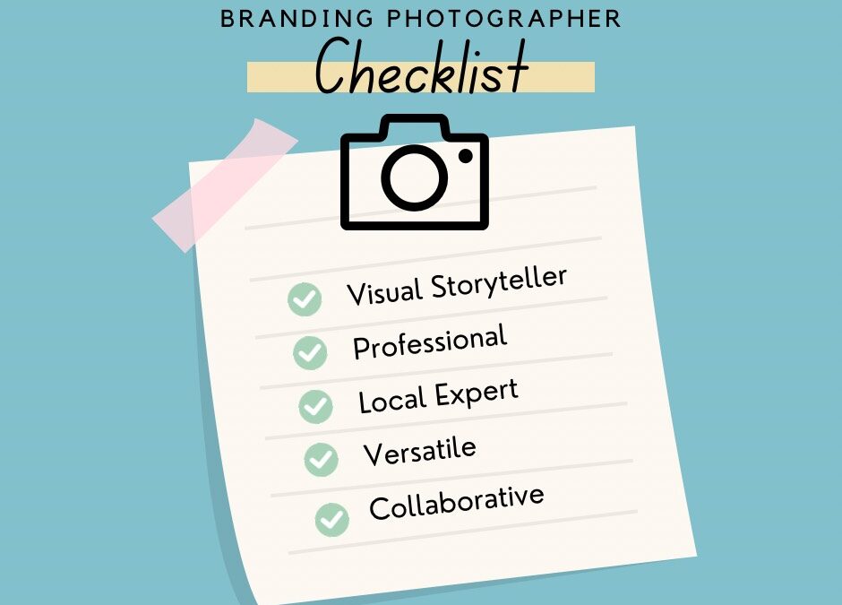 branding photographer checklist illustration