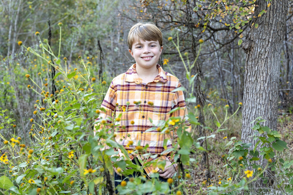 pease park portrait session in november in austin, texas