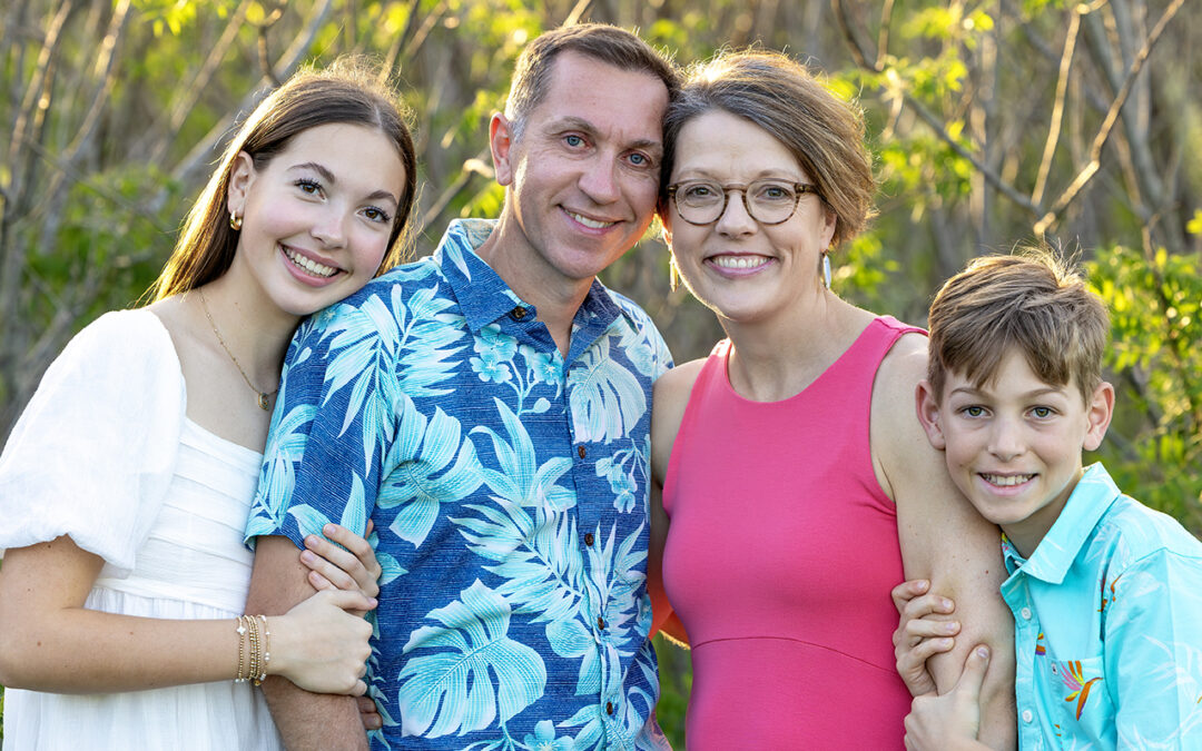 spring family photo session wildflowers at mueller southwest greenway park in austin, texas