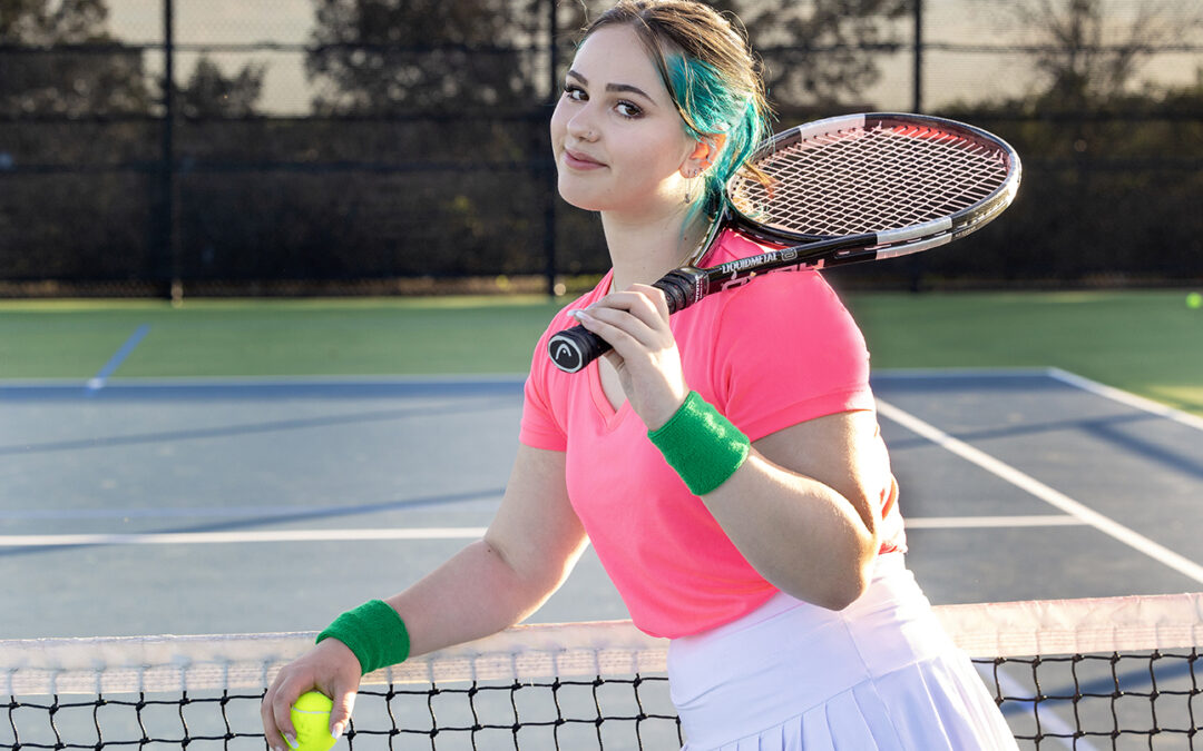 high school student tennis photo session austin texas