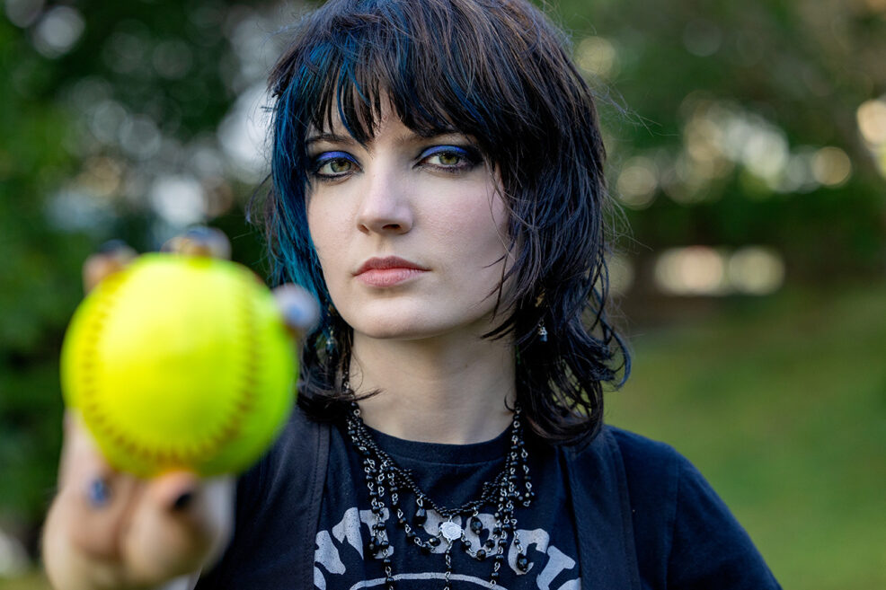 softball player high school sports senior pics austin texas