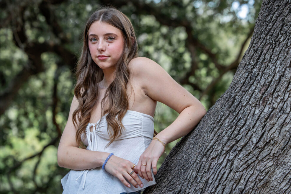 pease park austin senior photo session class of 2025