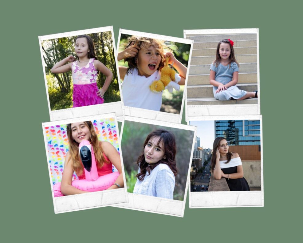 photo collage through the years