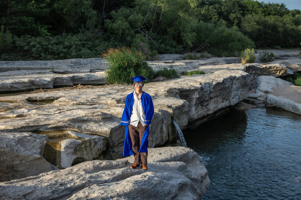 mckinney falls lower falls park senior photography session