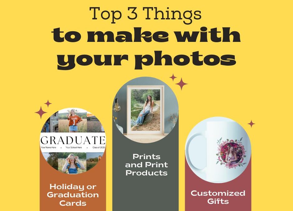 top three things to make with your digital photos