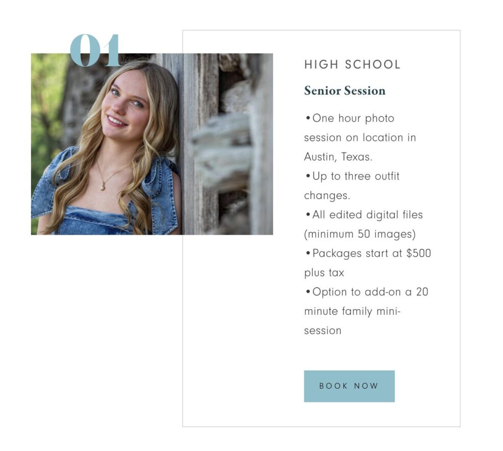 now booking high school senior photo sessions in austin, texas with stephanie friedman photography