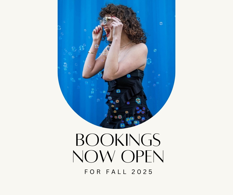 now booking fall 2025