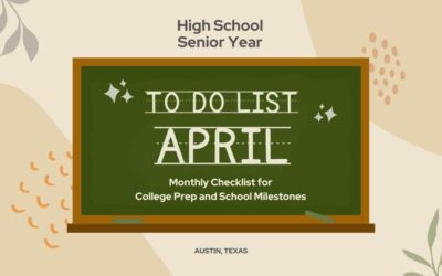 High School Senior Year Checklist – April
