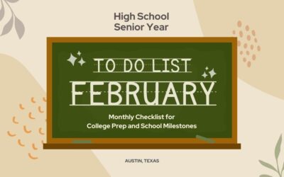High School Senior Year Checklist – February