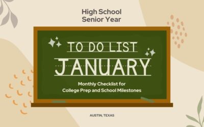 High School Senior Year Checklist – January