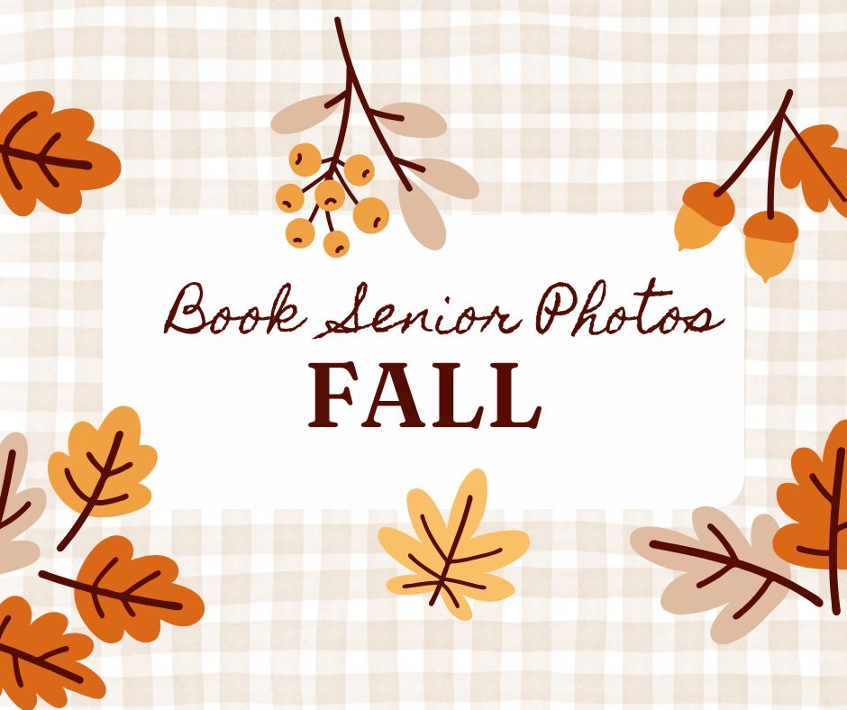 book senior photos in fall