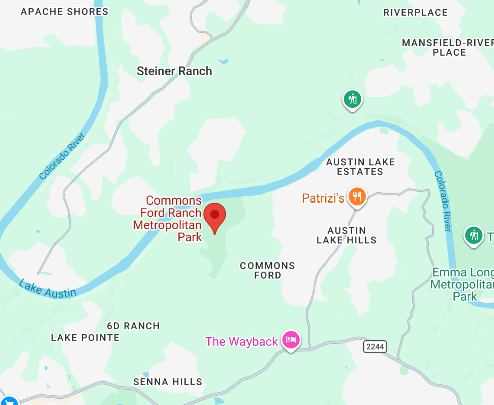 commons ford ranch map