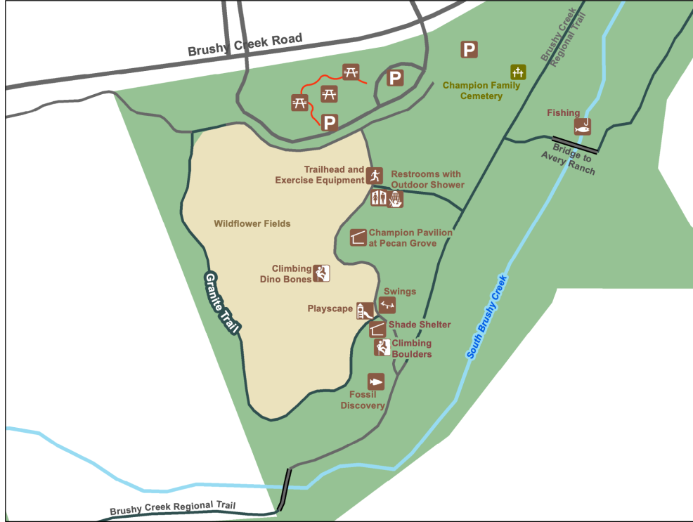 Champion Park map