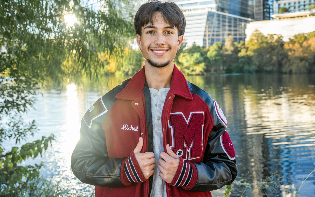 austin high school senior photo session along lady bird lake trails